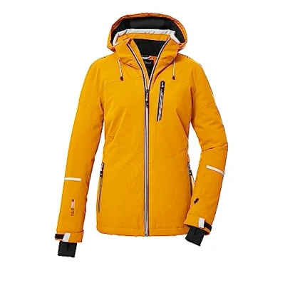 Abbildung von killtec Damen Skijacke/Funktionsjacke mit abzippbarer Kapuze und Schneefang KSW 81 WMN SKI JCKT, dark sun, 44, 39746 000