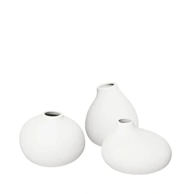 Abbildung von Blomus Nona Vase 3er Set White 66514