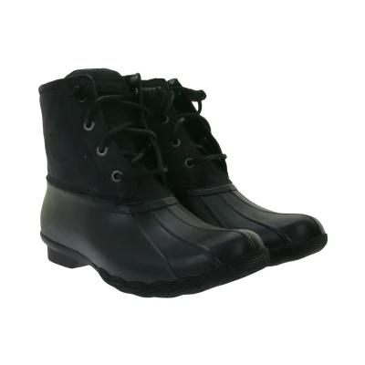 Abbildung von SPERRY Saltwater Damen Boots wasserdichte Stiefelette mit Echtleder und Wave Siping Technologie STS88108 Schwarz