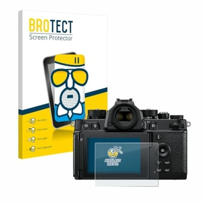 Abbildung von BROTECT Entspiegelungs Schutzglas für Nikon Z F Schutz Folie Panzerfolie Glas Matt [Extrem Kratzfest 9H, Anti Reflex, Fingerprint]