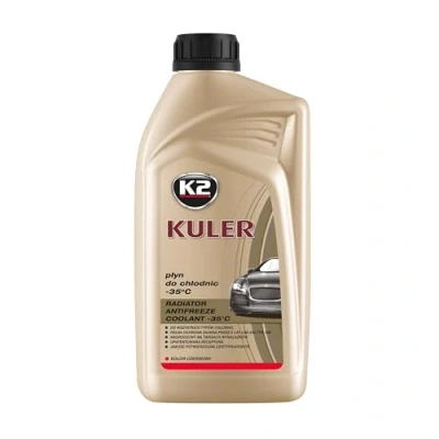 Abbildung von K2 Kühlerfrostschutz Fertiggemisch, G12 / G12plus, long life, Farbe rot, bis 35C, Kühlmittel, Kühlflüssigkeit, Frostschutzmittel, für alle Automarken geeignet 1L