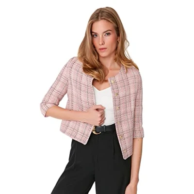Abbildung von Trendyol Strickjacke, Damen, Größe: 36, Pink