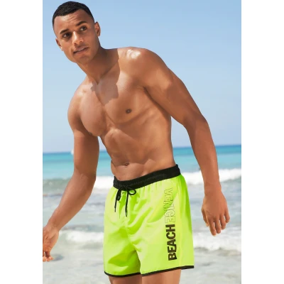 Abbildung von Venice Beach Badeshorts, Herren, Größe: Medium, Limette