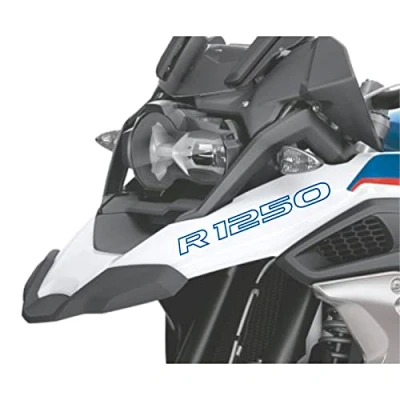 Abbildung von 2pcs Aufkleber R1250 kompatibel für Motorrad BMW GS R 1250 HP Adventure (Blue)