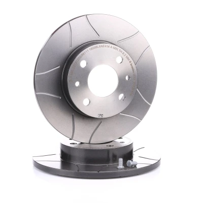 Abbildung von BREMBO MAX LINE 08.5085.75 Bremsscheibe 240 11 4 voll, geschlitzt beschichtet mit Schrauben FIAT: Seicento / 600 Schrägheck, Barchetta, 500 Schrägheck