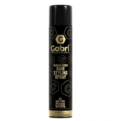 Abbildung von Gabri Hair Styling Spray 400ml Haarspray ohne Verkleben Professionelle Haarpflege für Jeden Tag! (Cool, 400 ml (1er Pack))