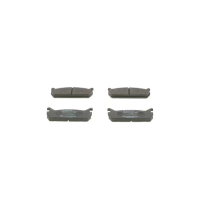 Abbildung von BOSCH 0 986 461 146 Bremsbelagsatz Low Metallic MAZDA: FAMILIA 4, MX 5 I, 323 C IV Schrägheck, SUZUKI: Baleno I Limousine