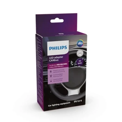 Abbildung von PHILIPS CANBUS Adapter LED (HB3/HB4/HIR2), 3in1 Lösung, 2er Set