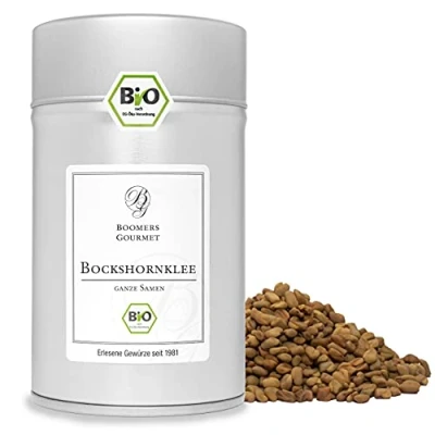 Abbildung von Boomers Gourmet BIO Bockshornklee, ganze Saat Gewürzdose 11,5 cm 150 g