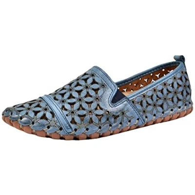 Abbildung von Gemini KALI Anilina Slipper, Damen, Größe: 37, Jeans Leder