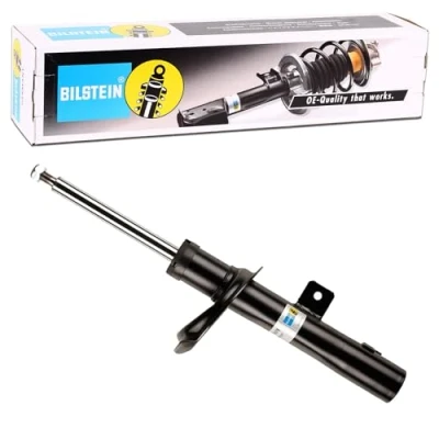 Abbildung von BILSTEIN B4 OE Replacement 22 045676 Stoßdämpfer Vorderachse links Gasdruck Zweirohr Federbein unten Platte, oben Stift