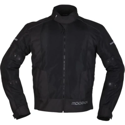 Abbildung von Modeka Veo Air Motorrad Textiljacke (Black,L)