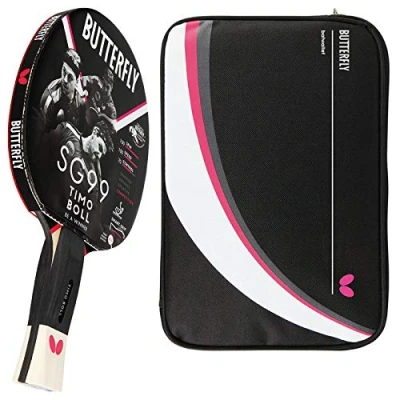 Abbildung von Butterfly 1x Timo Boll SG99 Tischtennisschläger + Tischtennishülle Drive Case II