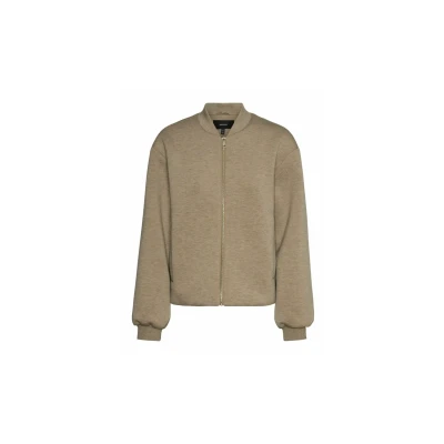 Abbildung von Vero Moda Vmkaren Bomberjacke, Damen, Größe: Medium, Silver mink
