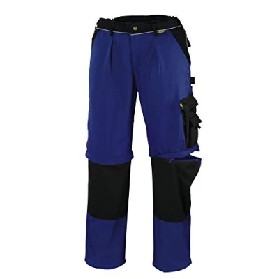 Abbildung von teXXor 2 in 1 Arbeitsbundhose Canvas 320 mit Cordura, 20 008352 62,Blau (Blue/Black) ,62