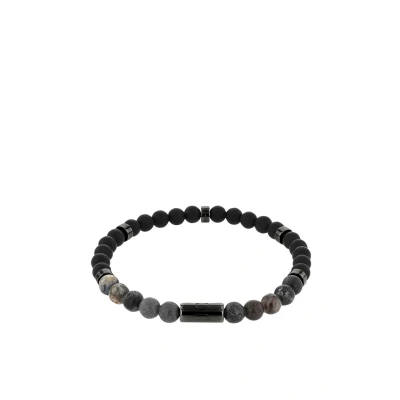 Abbildung von JOOP! Armband für Herren, Edelstahl, Achat, Linienstein (1 tlg)
