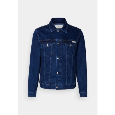Abbildung von Calvin Klein Jeans SLIM Jacket Jeansjacke, Herren, Größe: Small, Denim dark