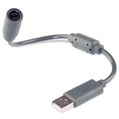 Abbildung von USB Kabel für Microsoft Xbox 360, PC Gamepad Controller Adapter (grau)