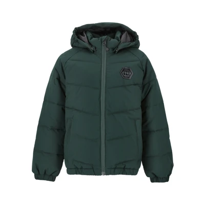 Abbildung von Zigzag Winterjacke für Kinder, Größe: 104, Donkergroen