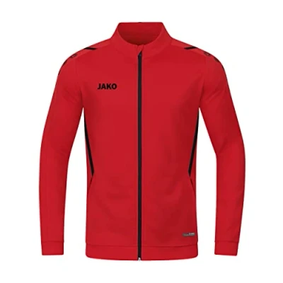 Abbildung von JAKO Kinder Polyesterjacke Challenge, Rot/Schwarz, 164
