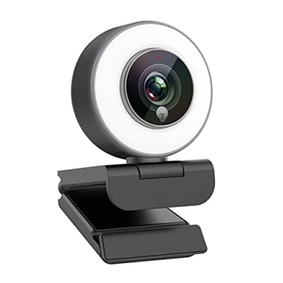 Abbildung von Webcam für Game Streaming 1080p/eingebauter Einstellbarer Ringlicht/Autofokus (AF) Streamer Xbox One Gamer, Facebook und YouTube