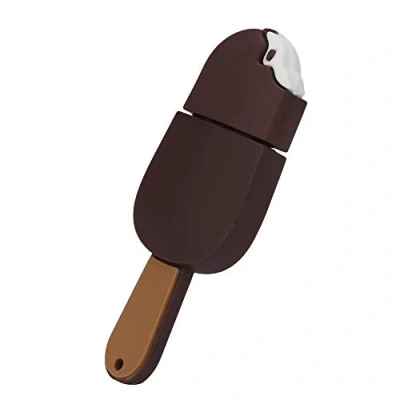 Abbildung von Ulticool EIS USB Stick 16 GB Schokolade Pen Drive Memory Daten Speicher Chocolat Speicherstick Braun und Weiß