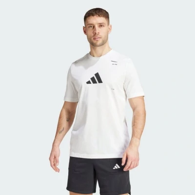 Abbildung von adidas Performance Handball Category Graphic Tshirt print, Herren, Größe: XL, White