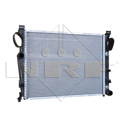 Abbildung von NRF EASY FIT 55337 Kühler, Motorkühlung Aluminium 641 474 34 mit Dichtring Kühlrippen gelötet MERCEDES BENZ: S Klasse Limousine
