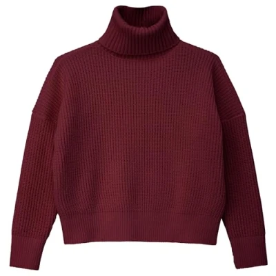 Abbildung von s.Oliver MIT Rollkragen IM Relaxed FIT Strickpullover für Kinder, Größe: 158/164, Bordeaux