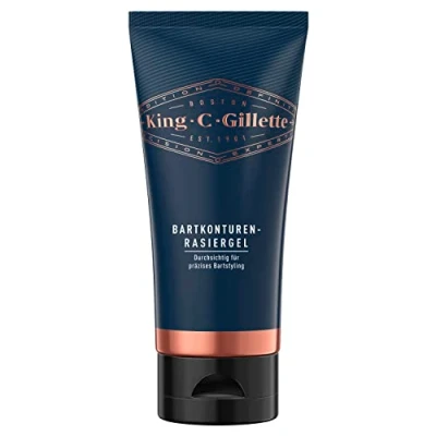 Abbildung von Gillette Rasiergel King C. Transparentes Rasiergel, 150 ml