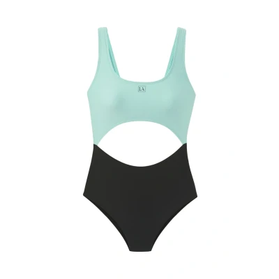 Abbildung von Lascana Active Badeanzug, Damen, Größe: 36, Schwarz mint