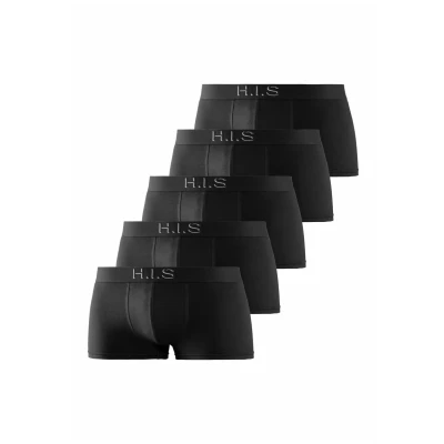 Abbildung von H.I.S Hipster 5 PACK Panties, Herren, Größe: Small, Schwarz