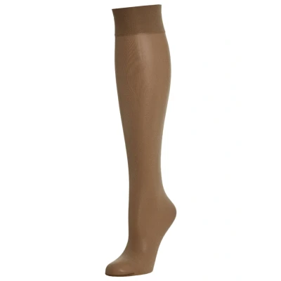 Abbildung von Wolford Satin Touch Kniestrümpfe, Damen, Größe: Small, Caramel