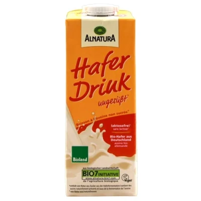 Abbildung von Alnatura Bio Hafer Drink ungesüßt, 8er Pack (8 x 1 l)