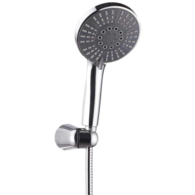 Abbildung von Schütte Handbrause &quot;Adria&quot;, (Set), mit Wasserstop Funktion inkl. Schlauch und Halterung, 4 Funktionen