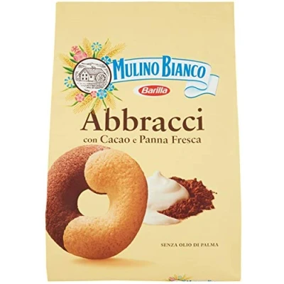 Abbildung von 6x Mulino Bianco Kekse Abbracci 350g italien biscuits cookies kuchen