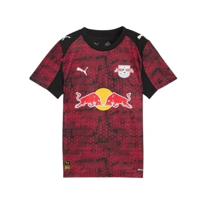 Abbildung von Puma RB Leipzig 25/26 Ausweichtrikot Teenager Für Kinder Mit Other Pattern Black/Fast Red Größe: 11 12Y
