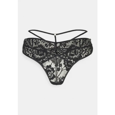 Abbildung von Lascana Thong String, Damen, Größe: 48/50, Black