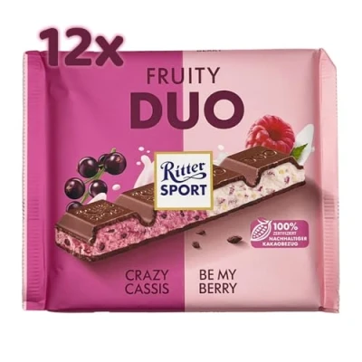 Abbildung von Ritter Sport Fruity Duo 12x 218g