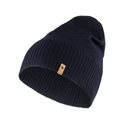 Abbildung von FJALLRAVEN Unisex Merino Lite Beanie Hat, Dark Navy, Einheitsgröße EU