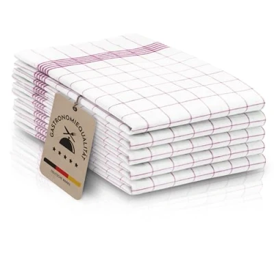 Abbildung von ZOLLNER Geschirrtuch, (Spar Set, 5 tlg), vom Hotelwäschespezialisten, 50 x 70 cm, 100% Baumwolle, Hotelwäschespezialisten