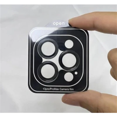 Abbildung von Cmeilau HD Kameraschutz aus gehärtetem Metallglas für iPhone 16 Pro/16 Pro Max/15 Pro/14 Max/14 Pro, vollautomatisch haftender individueller Linsenschutz, bruchsicher und kratzfest