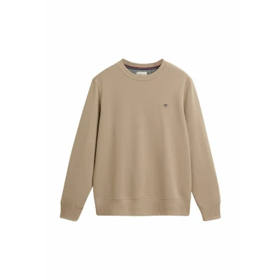 Abbildung von GANT REG Shield Cneck Sweatshirt, Herren, Größe: XL, Dry sand