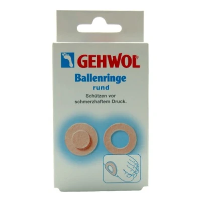 Abbildung von Gehwol Ballenringe rund, 6er, Druckschutz