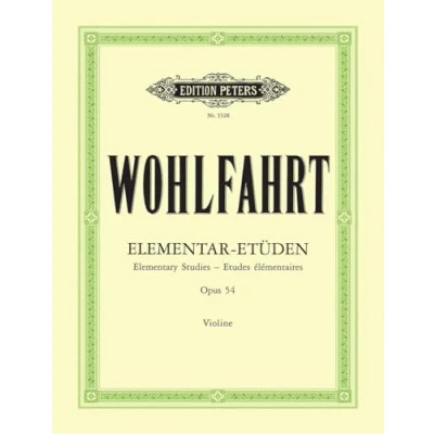 Abbildung von 40 Elementar Etüden für Violine solo op. 54 (Edition Peters)