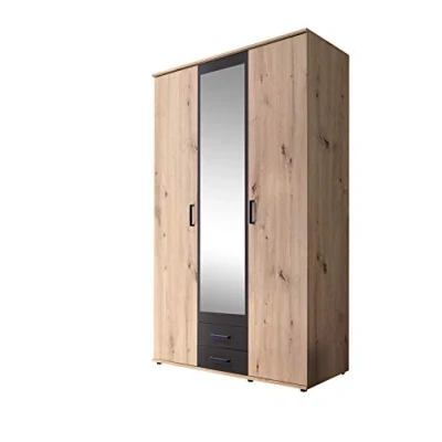 Abbildung von Schlafkontor Drehtürenschrank, im modernen Dekor Artisan Eiche