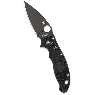 Abbildung von Spyderco, Taschenmesser, Manix 2 Ball Bearing Lock, Klinge: 8.6 cm, schwarz, Klappmesser, Taschenclip