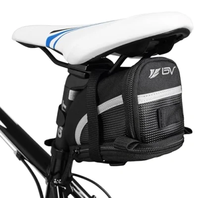 Abbildung von BV Fahrrad Satteltasche, Unisex Fahrradtasche, Bicycle Strap On Saddle/Seat Bag