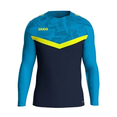 Abbildung von JAKO ICONIC Sweatshirt Herren und Damen Atmungsaktiver Unisex Sport Pullover mit wärmender Fleece Innenseite, Maximale Bewegungsfreiheit