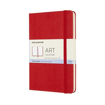 Abbildung von Skizzenbuch Moleskine L Rot Hardcover 88 Blätter 1 Stk.
